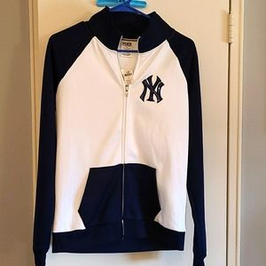 Yankees zip front jacket